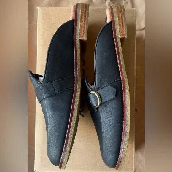 Sperry Women's Leather Mules Black 8 - Picture 6 of 11